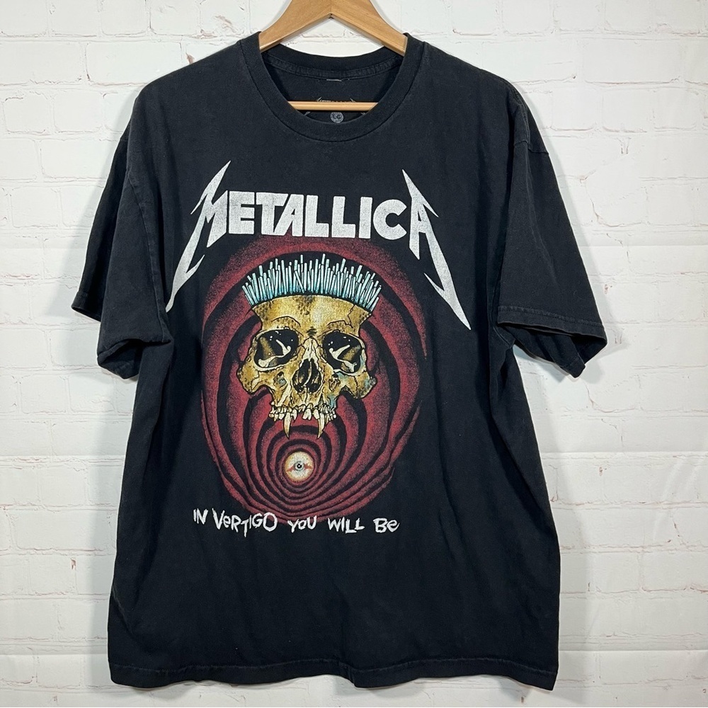 Metallica In Vertigo You Will Be T Shirt Mens Size Large Black Double Sided
